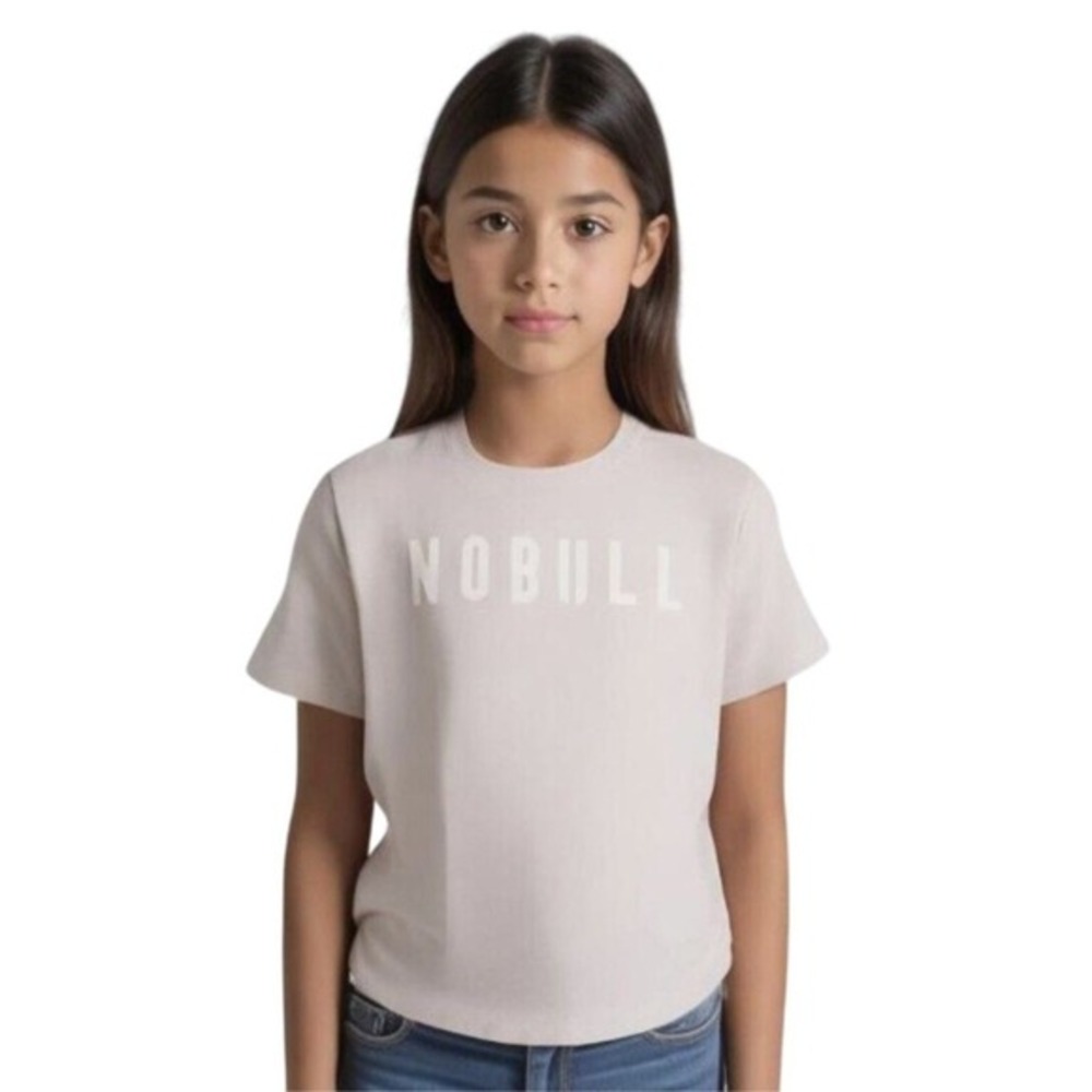 NoBull Kid's Dusty Rose Stretchy Training Athletic Shirt‎ Size Small